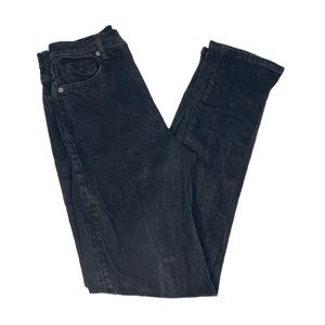 Reformation Liza Ultra High Rise Straight Leg Jeans Black Size 26